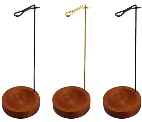 Soporte de Incienso - Quemador y Porta, Base de Madera Hecho a Mano - Quemador de Incienso para Decoración del Hogar, Oficina, Meditación, Yoga y Aromaterapia