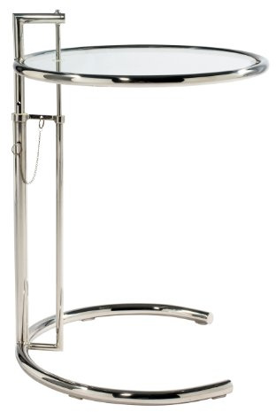 Eileen Gray Style Cocktailtisch, Chrom