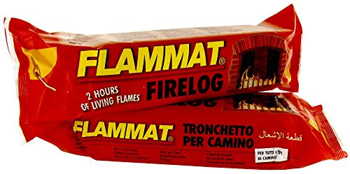Leña tronco flammat Firelog kg.1,100 conf.1 pieza Estufa Chimenea