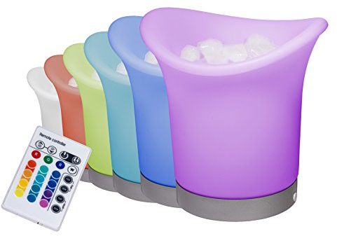 My Home LED-Flaschenkühler mit Farbwechselfunktion und Fernbedienung