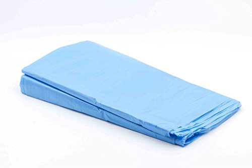 Capa desechable para aplicación de tinte. Pack 100 unidades. Color Azul