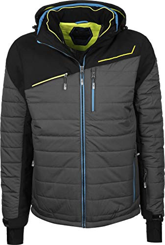 Killtec Herren Denno Skijacke, anthrazit Melange, XXL