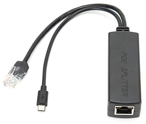 VBESTLIFE POE-Splitter, USB POE-Splitter-Netzteilmodul Standard-Trennkabel 48V bis 5V für Android Tablet für Dropcam für -Micro-USB