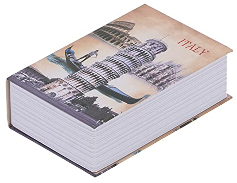 Tragbare Geheimbuchbox Versteckter Safe mit Zahlenschloss, Ausgehöhltes Buch mit verstecktem Fach für Schmuck, Geld, Reisepass und Bargeld