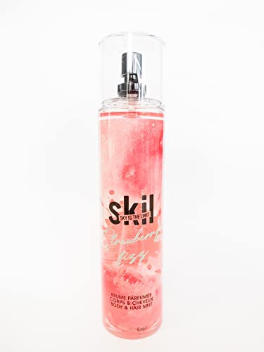 SKIL - Nebbia profumata da donna Strawberry fizz – Collezione Milky Way – Profumo fragola vaniglia – Flacone spray da 250 ml – Made in France à Grasse