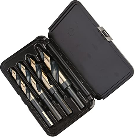 KnKut 4 Piece Step Point 1/2 Reduced Shank Drill Bit Set