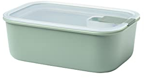 Mepal - Boîte de conservation alimentaire EasyClip - Boîte de rangement avec couvercle et fermeture à pression - Pour le micro-ondes, le four à vapeur et le congélateur – 1000 ml – Nordic sage