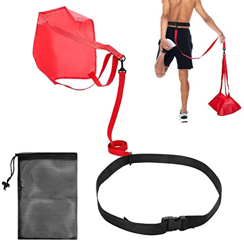 Limitoll Schwimmfallschirm | Verstellbare Schwimmgürtel,Zubehör für Krafttrainingsgeräte für stationäres Widerstandstraining, mit Netztasche