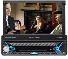 Caliber Autoradio mit Klappbildschirm und Touchscreen - DAB+ - Bluetooth - USB - SD - AUX - 1 DIN - Rückfahrkamera-Eingang und Freisprech-Funktion - Schwarz