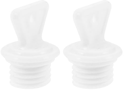 Jecompris Hot Water Bag Stopper 2 Pack Rubber Sealing Plug for Hot Water Bottles Portable Anti-Leak Replacement Stopper for Heat Therapy Bags
