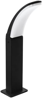 Paletto piccolo, lampada da terra per esterno a led moderno nero GL0473 per giardino, veranda.