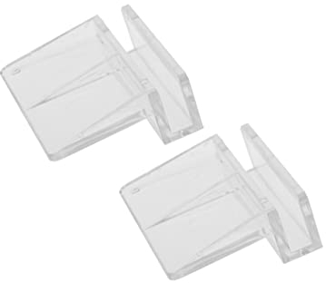 DOITOOL 6 Stücke Acryl Aquarium Abdeckung Clips Unterstützung 6mm Einfach Installieren Für Aquarium Glas Deckel