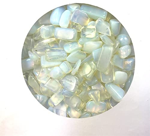 CZAOINCU 100g 10-15mm Opale Naturelle Gravier en Vrac Pierres Roulées CrystalReiki Pierres Naturelles et Collecte à Domicile (Color : 100g 10-15mm)