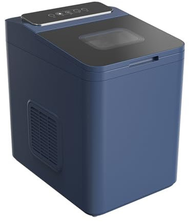KHZKHC Macchina per Il Ghiaccio Banco, Ghiaccio in Scaglie, 9 Cubetti in 6 Minuti, 99-108 Particelle di Ghiaccio, Basso Rumore, Blocco Freddo Tre Strati, Touch Screen, per Casa, Cucina