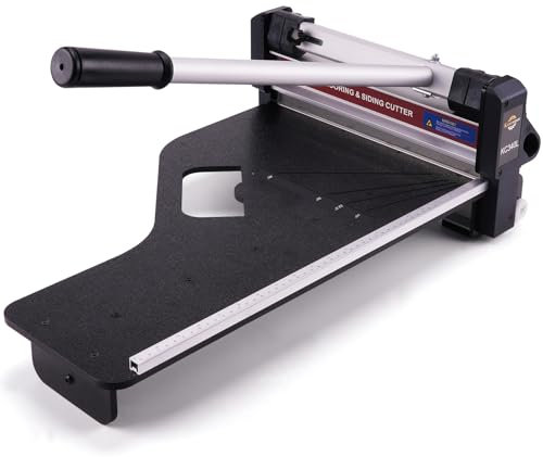 Komsepor 13 Fußbodenschneider mit eingebautem Präzisionswinkel für PVC, WPC, LVT, SPC, VCT, Laminat, Verkleidungen und mehr; max. 16 mm dick (L-Typ)