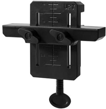 Milageto Dispositivo di montaggio per ferramenta per mobili, posizionatore per installazione di ante di mobili regolabile, localizzatore di montaggio per ante