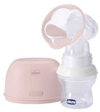 Chicco Stimolatte Elektrische Milchpumpe, Komfortabel und einfach zu bedienen, brustschonend, 2 Absaugmodi, 10 Intensitätsstufen, hermetische Kappe und NaturalFeeling Sauger im Lieferumfang
