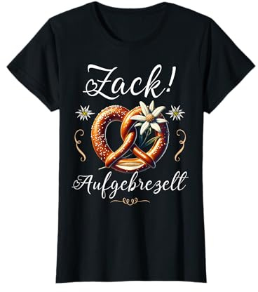 Trachtenshirt Damen Dirndl Shirt Passend für Oktoberfest T-Shirt