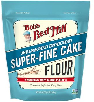 Bob’s Red Mill Cake Flour - 3 lb Bag, Finely Milled, Lower Protein, Non-GMO, Kosher