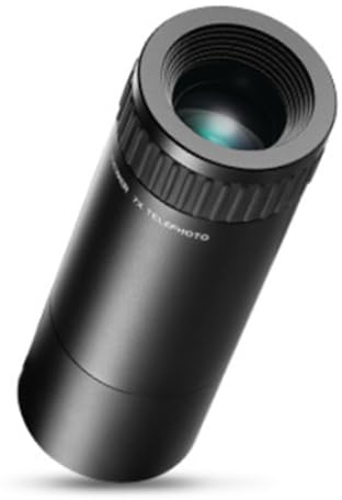 Harewtwy Lente Externa para Teléfono con Rosca de 17 mm, Macro 7X, Teleobjetivo de 17 mm para Carcasa de Teléfono con Placa Base de 17 mm.