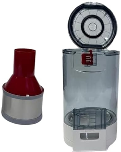 Tidevib Cubo de basura de repuesto con filtro ciclónico para Roborock O10 Onyx, S7 Plus, S7 MAXV Plus - Contenedor de recogida transparente para limpieza higiénica que ahorra espacio