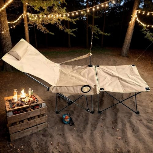 Liegestuhl für Rasen, bequeme Chaiselongue für Erwachsene, langlebig, für Terrasse, Pool, Camping, Balkon, Hinterhof, stabiles Tragfähiges Design