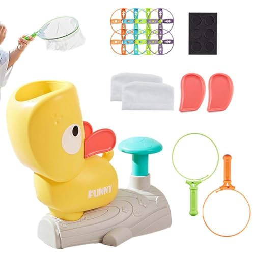 Jouet de soucoupe volante – Ensemble de machine de lancement de soucoupes créatives, jouet de lancement pour la coordination œil-main et la motricité des pieds | STEM Parent Child Toy Party Fav