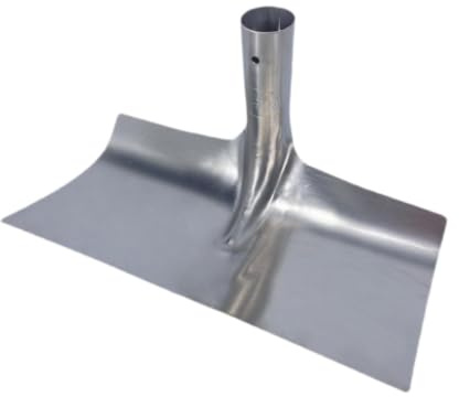SiaBiced Cabezal de Rastrillo de Hormigón de Acero Inoxidable Robusto, Herramienta Manual para Distribuir Y Nivelar Hormigón, Rastrillo de Jardín Multiusos, He, M