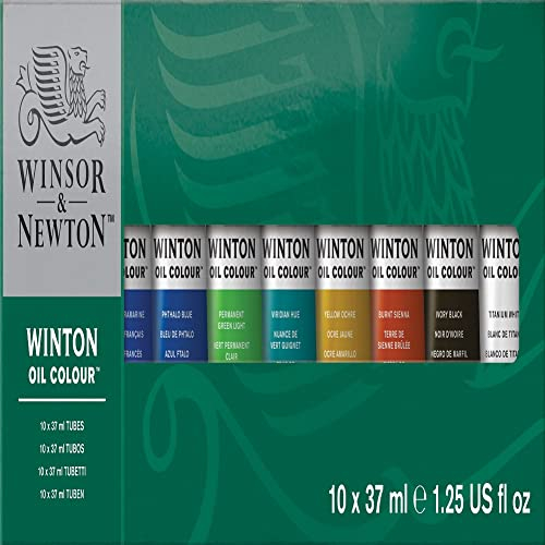 Winsor & Newton, Winton Oil Colour, 10x37ml Tube Set