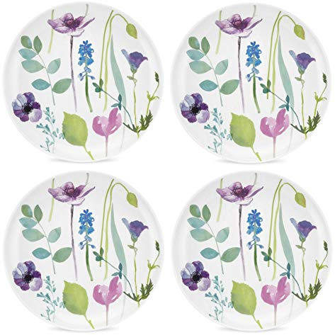 Portmeirion Home & Gifts WG67060-XL Water Garden Side Plate-Set of 4
