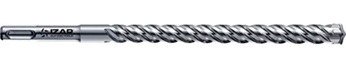 Izar 16921 Broca-Martillo SDS Plus Zentro 4+, Hormigón Reforzado, 1891, 20.0 mm Diámetro Corte, 200 mm Longitud Corte, 250 mm Longitud