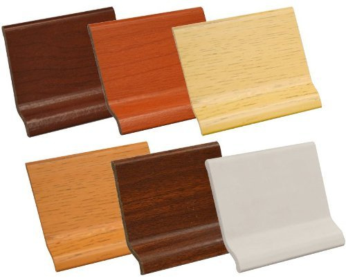 Battiscopa in Pvc Espanso Sagomato colore Bianco 2 metri 68x3mm cf. 5 PZ