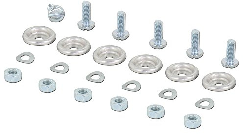 Befestigungsset für Trittbrett Schwalbe KR51 ALU - Original mit Hütchen -