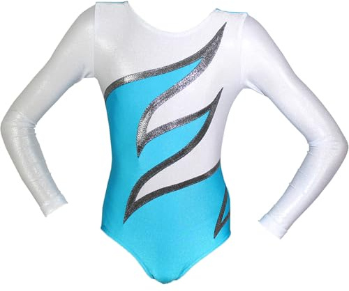 GymStern Turnanzug PLAMAK SPEZIAL LANGARM Lycra Mädchen Gymnastikanzug langarm Kinder Turnbody