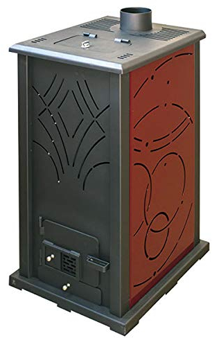 Poêle à Biomasse sans électricité modèle Eco Nova (pellets-Marc). Fonctionne sans lumière. Poêle à Granulés