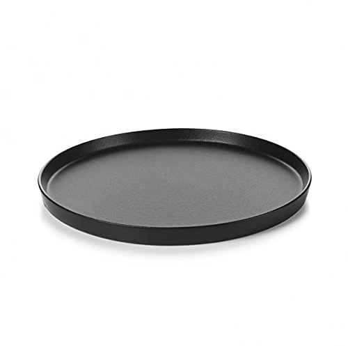 Revol - ASSIETTE DESIGN PLATE ADÉLIE 22CM Couleur - Noir effet fonte