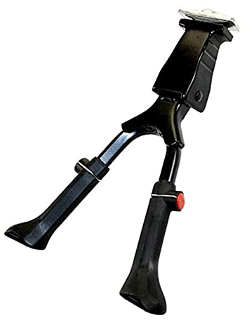 EUNEWR Fahrradständer Zweibeinständer Fahrradständer, Zweibeinständer Fahrrad, Fahrradständer Zweibein für 24-28 Zoll Doppelständer Zweibein Ständer