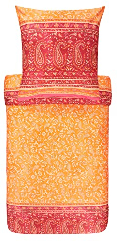 Bassetti Bettwäsche, Baumwolle, ORANGE, 135x200, 2, 9320472