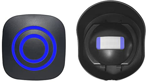 Wireless Driveway Alarms Wireless Outside Weatherproof Waterproof Doorbell Kit, Motion Sensor Alert, Weather Resistant Store Door Entry, 38 Tones & 328ft Wireless Range