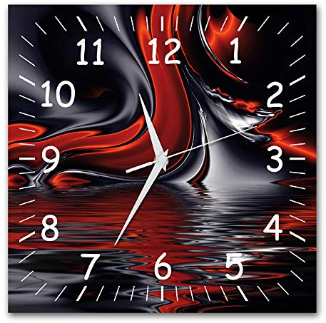 Bilder-Manufaktur BM wahlweise Funkwanduhr ODER Quarzwanduhr Funkwanduhren Funkuhr Wanduhr Funk ODER Quarz kein Ticken lautlos geräuschlos leise modern ohne Tickgeräusche MF16-9513-funk