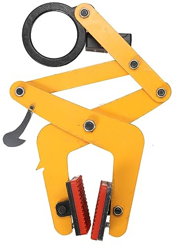 Lfhelper Bordsteinzange Steinzange 390kg 30-85mm Verstellbar Hebezange | Versetzzange Pflasterträger Steinzange Steinträger Treppenstufenzange Blockstufenzange, für Stein Anheben und Transportieren