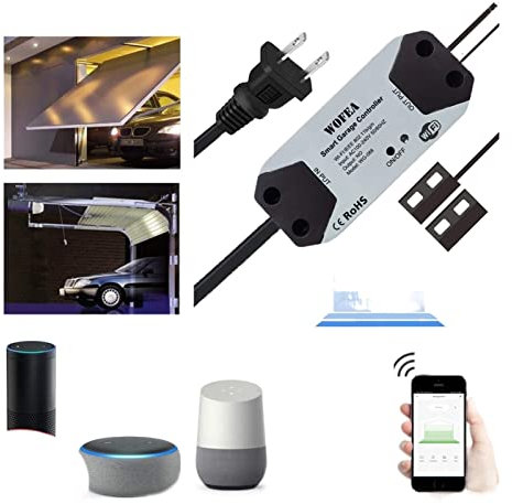 TEmkIn Door Opener Controller WiFi Switch Smart Garage Door Opener Controller Work Home SmartLife/Tuya APP Control No Hub Require
