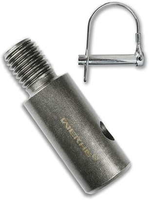 WERHE M14 Adaptateur pour Tarière, Acier Trempé, Boulon Papillon Rapide