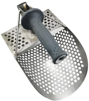 FUNOMOCYA Vanga in Acciaio Inossidabile 7mm Pala Da Scavo Per Ricerca Di Metalli Filtro in Metallo Per Fori Esagonali Accessori Per Utensili Subacquei Pala Da Scavo Per Sabbia