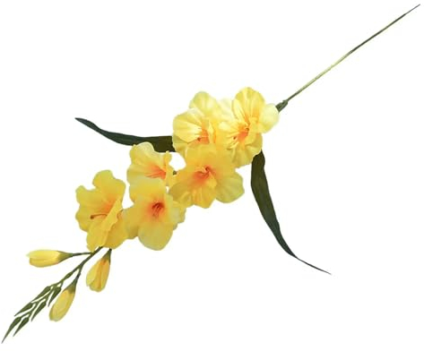 TVIVID Künstliche Gladiolen, Tischdekoration, lebendige Hochzeitsgladiolen, für Valentinstag, Party, Büro, Festival, Dekoration