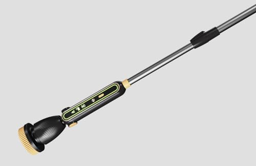 SHGUMITE Spazzola elettrica per la pulizia – Spin Scrubber senza fili elettrico con 7 testine sostituibili, manico regolabile e protezione dall'acqua IPX7, ideale per casa, bagno e auto