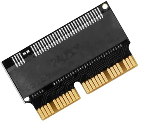 Adattatore M.2 NVMe SSD Convert per Upgrade MacBook Air e Mac Pro Retina,SSD Nvme,SSD Magsafe,SSD Macbook air,Maggiore Capacità di Archiviazione (Nero)
