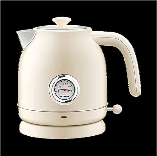 Hervidor eléctrico Cocina inoxidable Samovar Control de temperatura británico Hervido rápido en caliente Evite la quema en seco Hervidor (color: verde, tamaño: 2), esperanzador práctico innovate