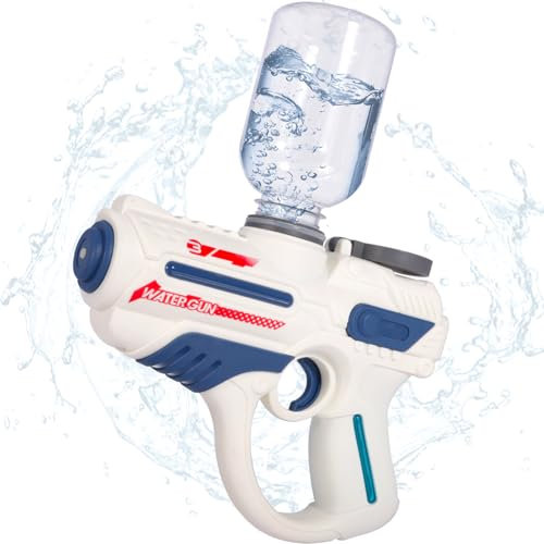 GQBVPN Pistola Elettrica ad Acqua, Pistola ad Acqua Elettrica per Bambini 26-32 Piedi, come Giocattolo per Feste Estive in Piscina Aperto Spiaggia e Giardino
