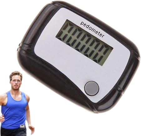 Schrittzähler - Schrittzähler Am Fußgelenk - Digitaler Schrittzähler Mit LCD Display und Tagesziel-Anzeige für Outdoor Sport, Fitness, Wandern, Joggen, Schwimmen und Indoor Training